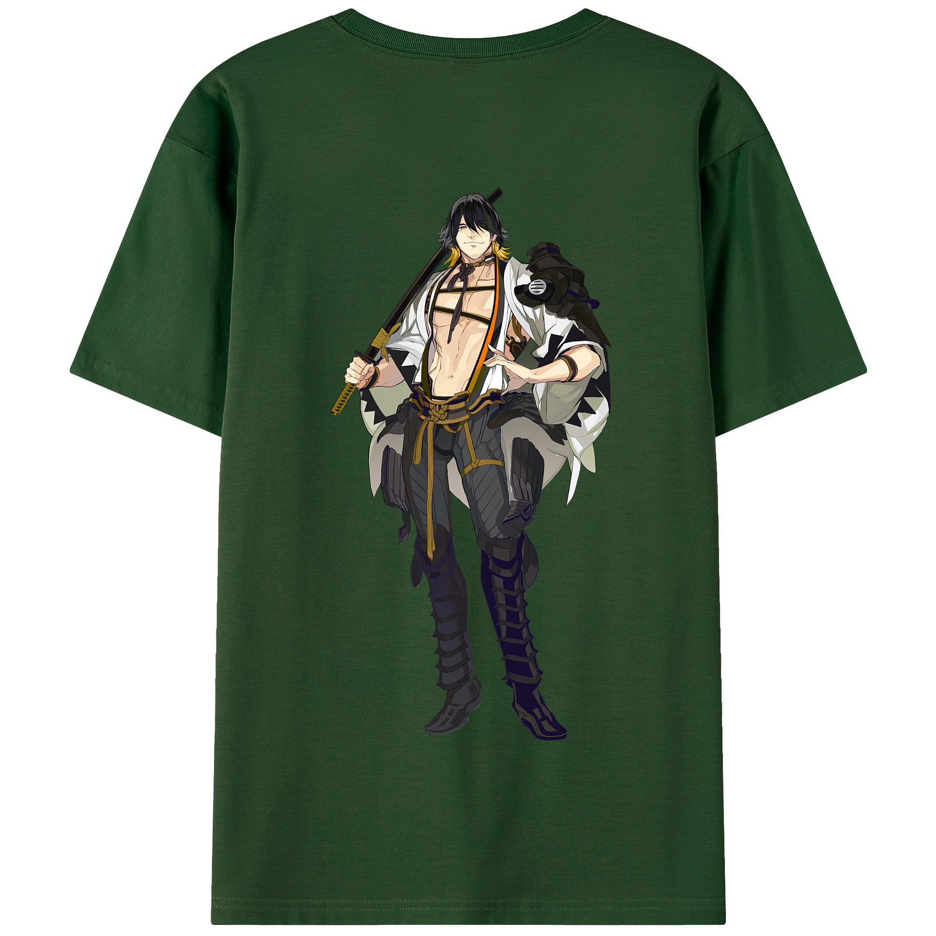 （画像用） 刀剣乱舞 Touken Ranbu 綿100％半袖Tシャツ（背面プリント）
